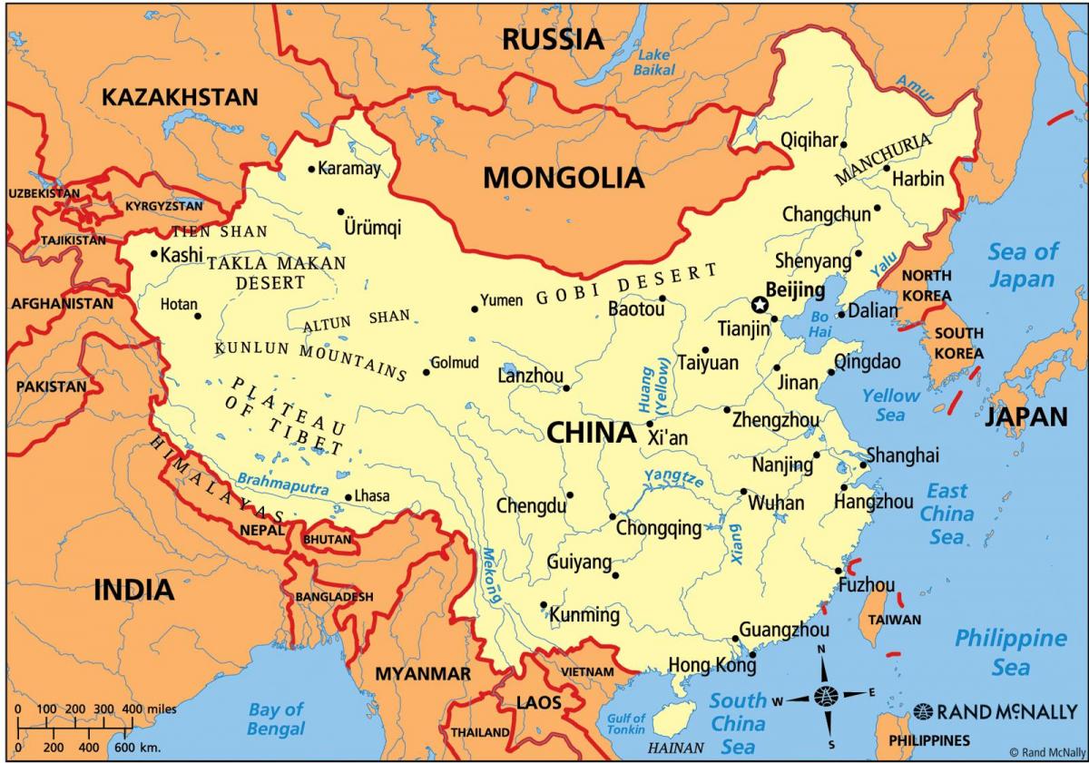 Хятад улс төрийн газрын зураг