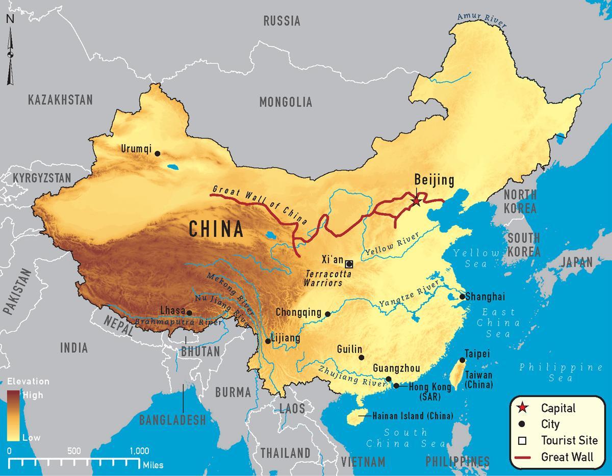 газрын зургийг Хятад улс