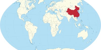 Хятад дахь дэлхийн газрын зураг нь