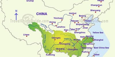 Хятадын газрын зураг яангце голын