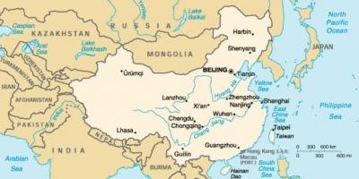 Эртний газрын зураг нь Хятадын